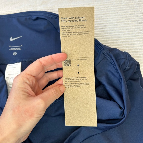 NWT Nike Women's Plus Size Essential (Midnight Navy) Swim Shorts - Picture 6 of 14